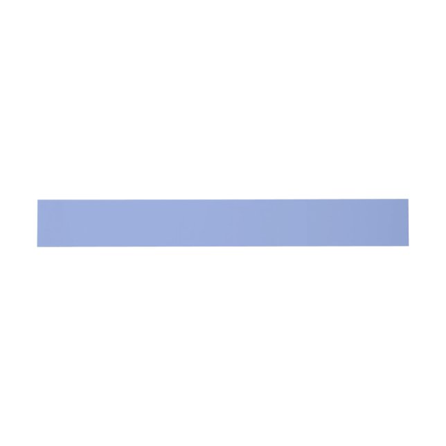 Solid Light Ultramarine Blue Einladungsbanderole (Flach)