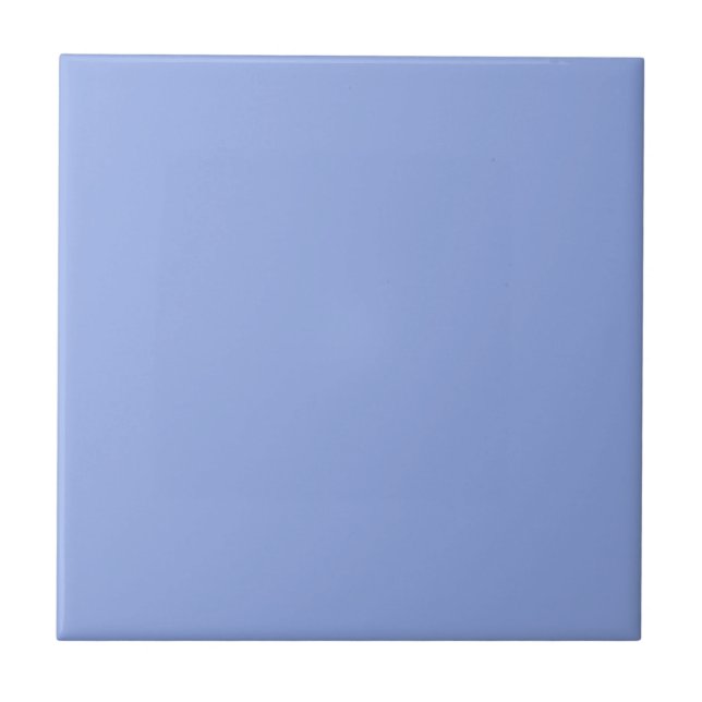 Solid Light Ultramarine Blue Fliese (Vorderseite)