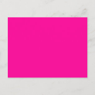 Solid Magenta Hintergrund Web Color FF0099 Postkarte