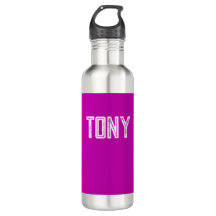 Solid Magenta Individuelle Name Monogram