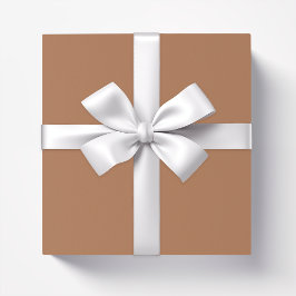 Solid milk chocolate brown geschenkpapier