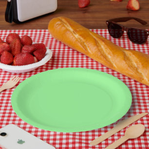 Solid Mint Green Pappteller