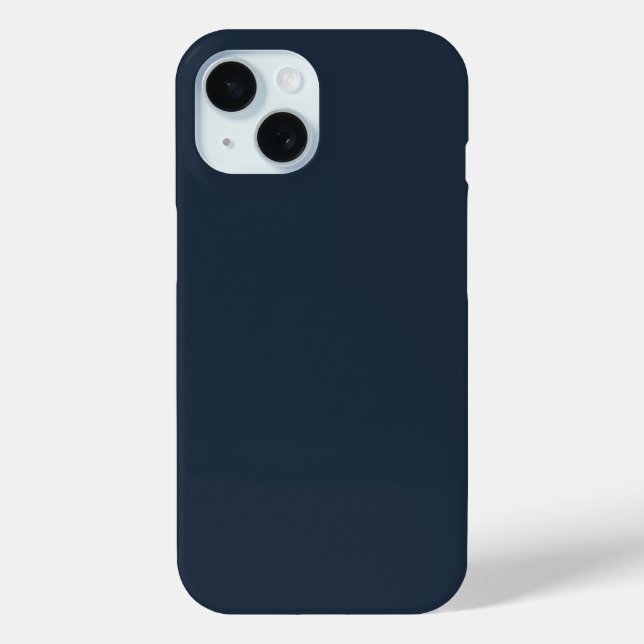 Solid Mute Blue Color Case-Mate iPhone Hülle (Rückseite)