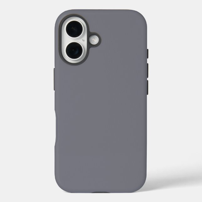 Solid Natural Titanium Color iPhone 16 Hülle (Rückseite)