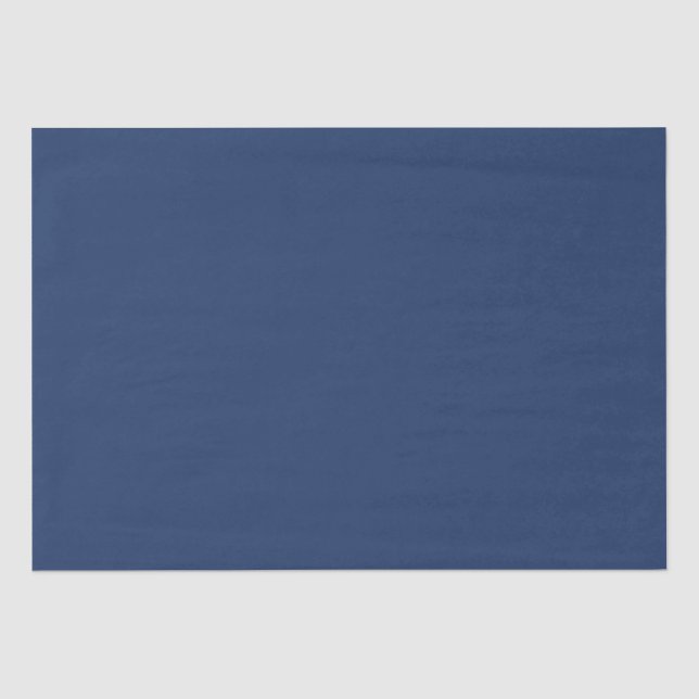 Solid Navy Blue Jeden Anlaß Seidenpapier (Vorderseite)