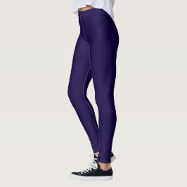 Solid Navy Blue Leggings