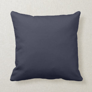 Solid Navy Blue Throw Kissen
