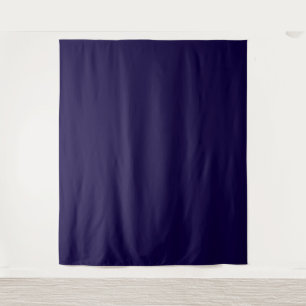 Solid Navy Blue Wandteppich
