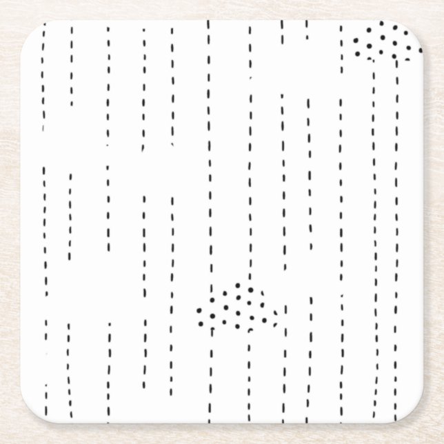 Solid, Onyx Paper Untersetzer (Vorderseite)