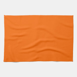 Solid Orange Geschirrtuch