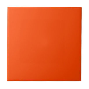 Solid Orange Red Fliese