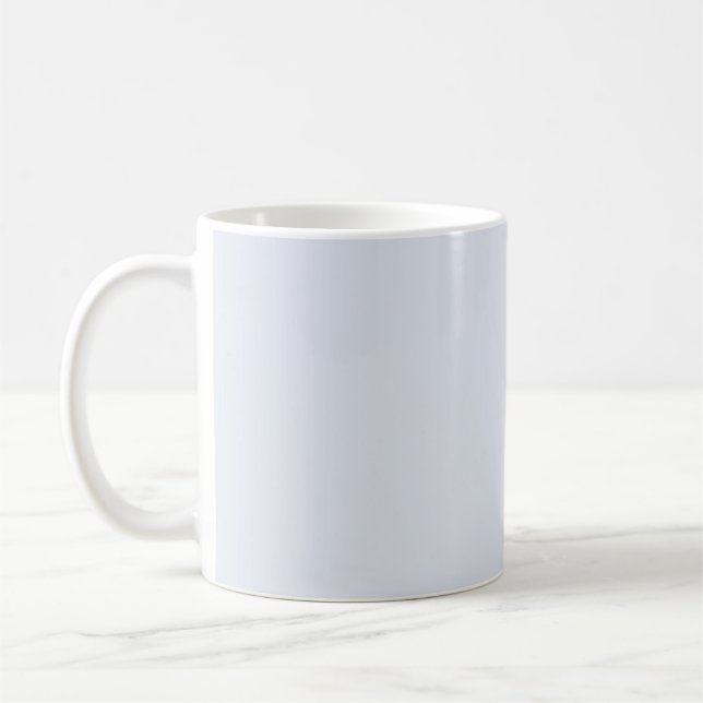 Solid Pale Powder Blue Mug Kaffeetasse (Links)