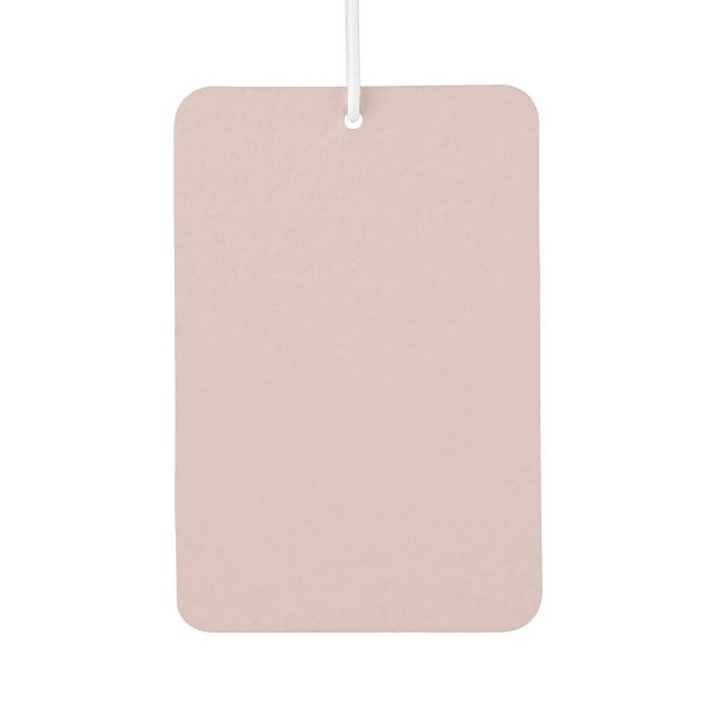 Solid Pastel Pink Autolufterfrischer (Vorderseite)