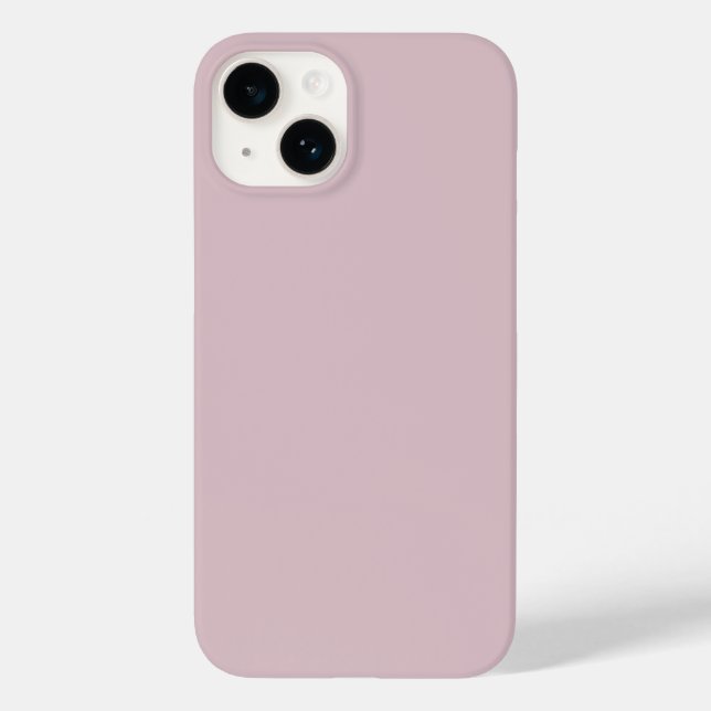 Solid Pastel Pink Case-Mate iPhone 14 Hülle (Rückseite)
