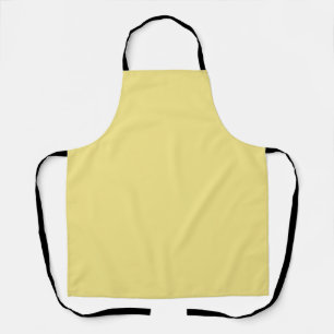 Solid Pastel Yellow Modern Schürze