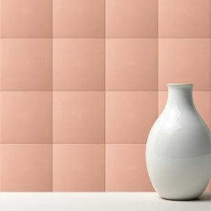 Solid Peach Farbe tropisch Fliese