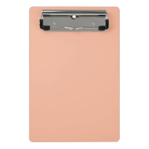 Solid Peach Farbe tropisch Mini Klemmbrett