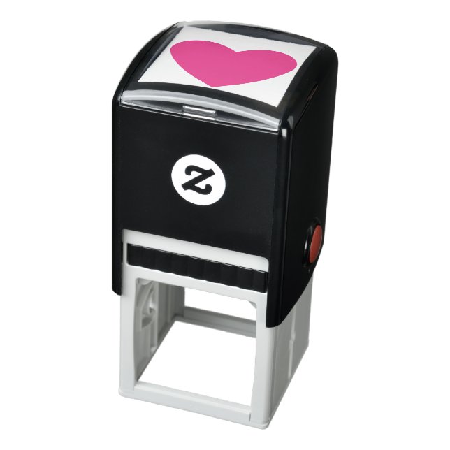 Solid Pink Heart Permastempel (Produkt)