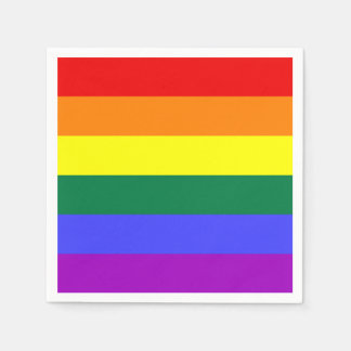 Solid Rainbow Napkin Serviette