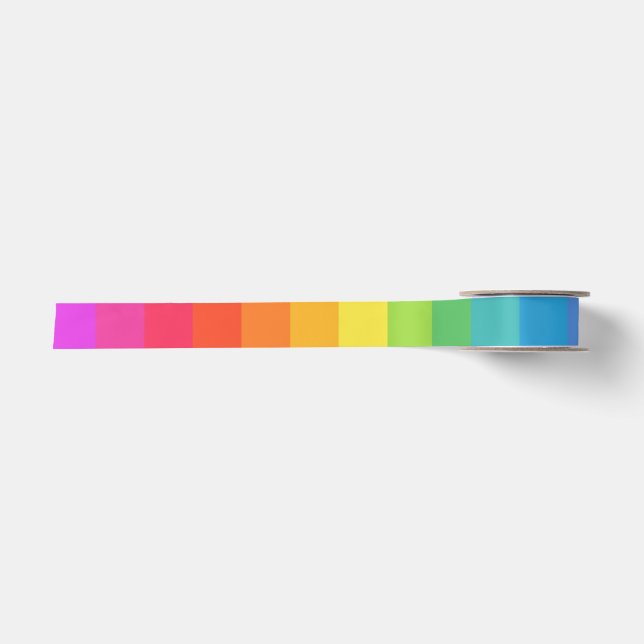 Solid Rainbow Satinband (Vorderseite)