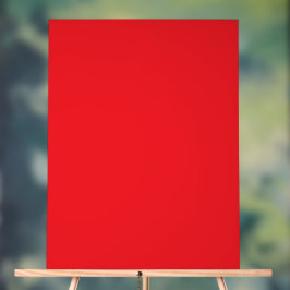 Solid Red Background Acrylschild