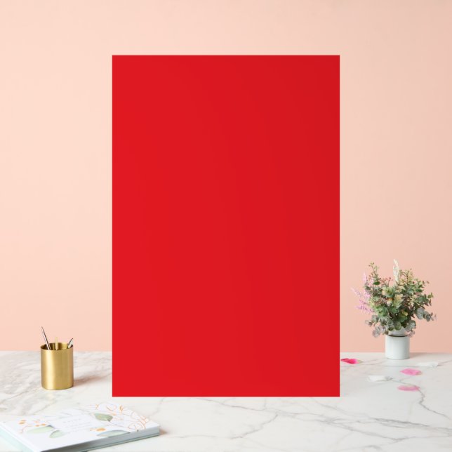 Solid Red Background  Acrylschild (Hochzeit)