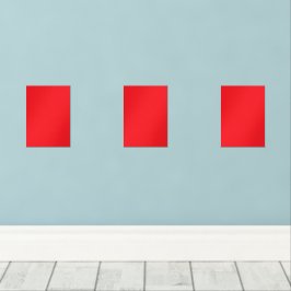 Solid Red Background Bilderwand Sets