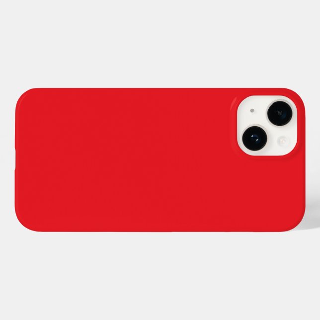 Solid Red Background  Case-Mate iPhone 14 Hülle (Rückseite (Horizontal))
