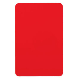 Solid Red Background Magnet