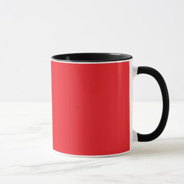Solid Red Background  Tasse (Rechts)