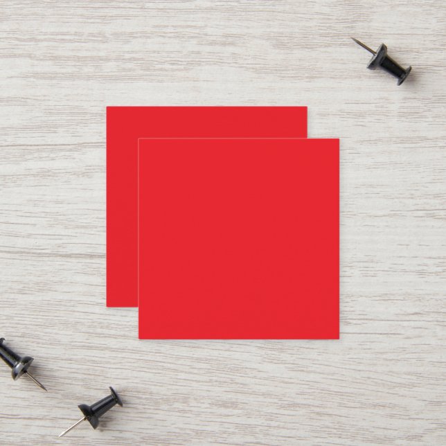 Solid Red Background  Telefonnummerkarte (Vorderseite/Rückseite Beispiel)