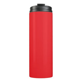 Solid Red Background Thermosbecher