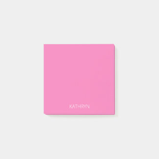 solid rich royal colorful pink post-it klebezettel