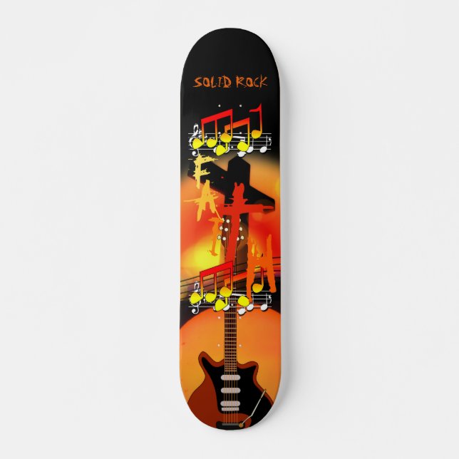 SOLID ROCK FAITH SKATEBOARD (Vorne)