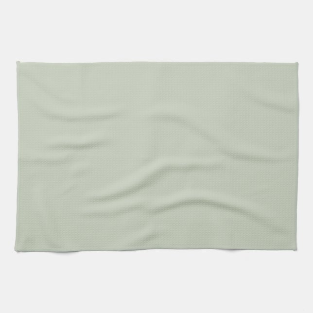 Solid Sage Green Minimal Kitchen Decor Geschirrtuch (Horizontal)