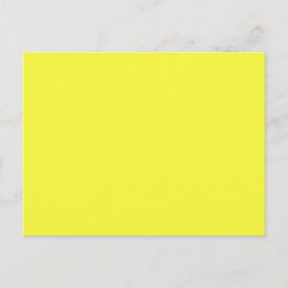 Solid, schlicht, hellgelb postkarte