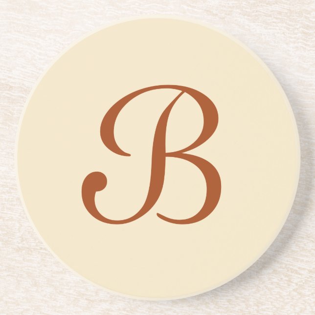 Solid Series - Ecru & Brown Untersetzer (Vorne)