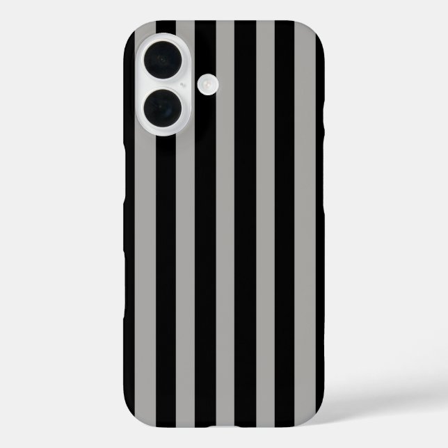 Solid Silver iPhone 16 Hülle (Rückseite)