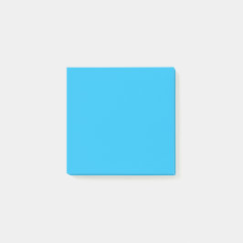 Solid Sky Blue Color Post-it Klebezettel