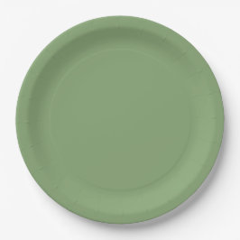 Solid Soft Green Pappteller