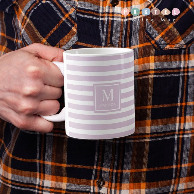 Solid Soft Light Pastel Lavender Violet Lila Kaffeetasse (Solid Soft Light Pastel Lavender Violet Purple Coffee Mug
)