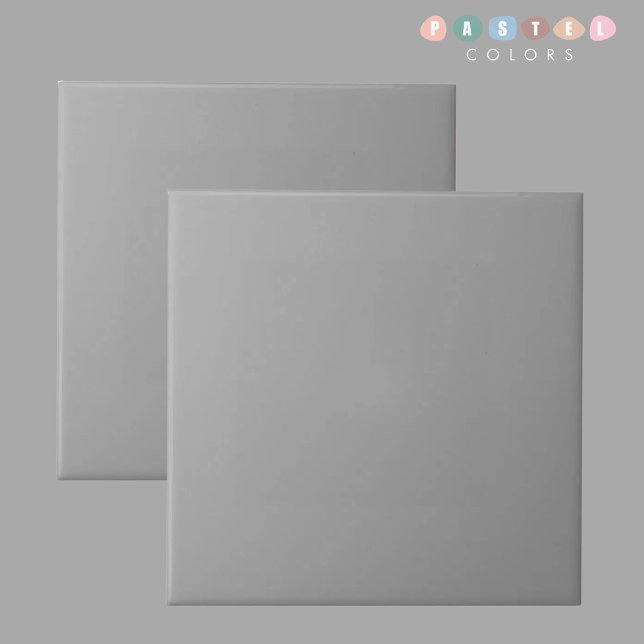Solid Soft Light Pastel Steel Grau Farbe Fliese (Solid Soft Light Pastel Steel Grey Color Ceramic Tile)