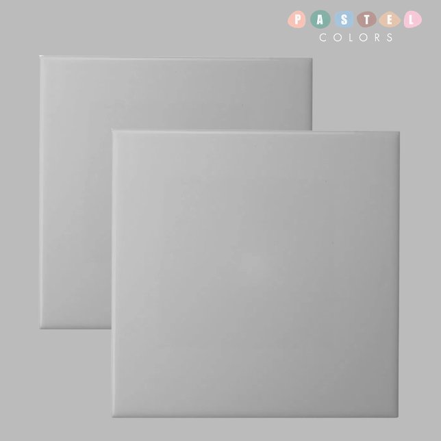 Solid Soft Light Pastel Steel Grau Farbe Fliese (Solid Soft Light Pastel Steel Grey Color Ceramic Tile)