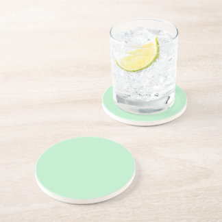Solid Soft Mint Green Coaster Getränkeuntersetzer
