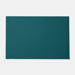 Solid tief aquamarin fußmatte