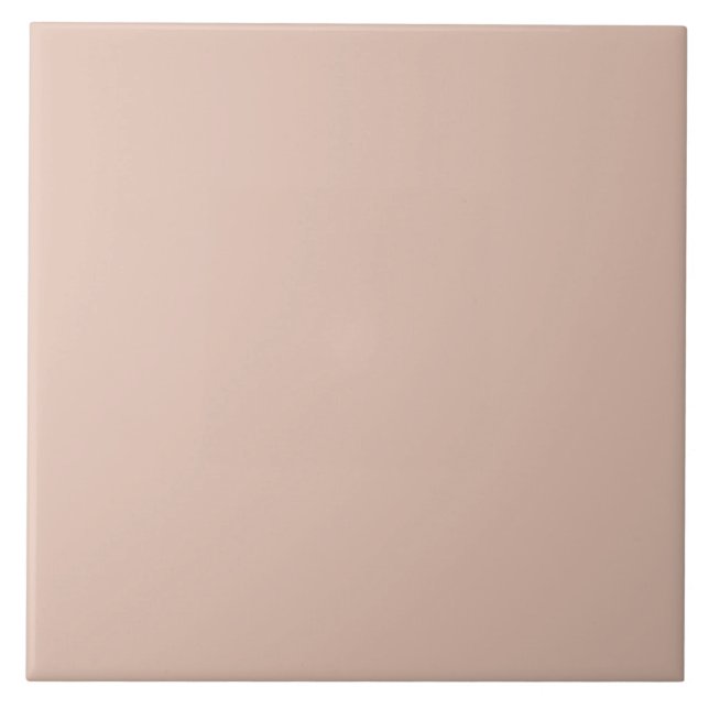 Solid Trendy Beige Fliese (Vorderseite)