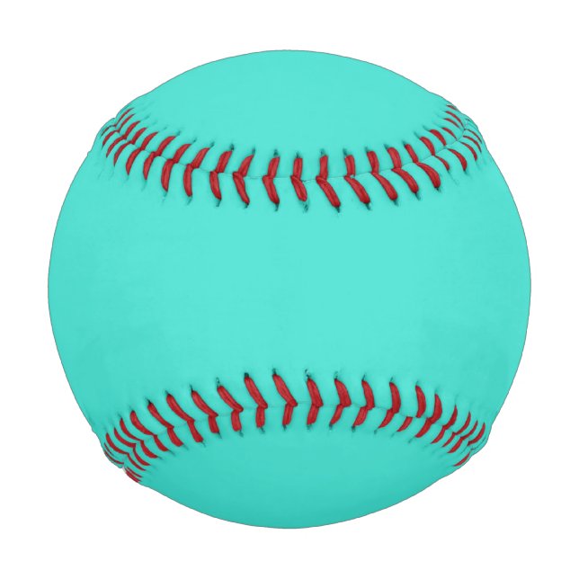 Solid Türkis Blue Baseball (Vorderseite)