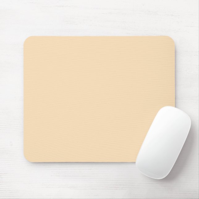 Solid Vanillecreme hellbeige Mousepad (Mit Mouse)