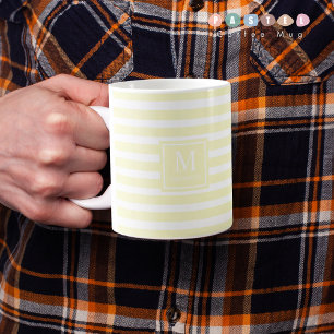 Solid weich helle Pastel Lemon Gelbe Tasse