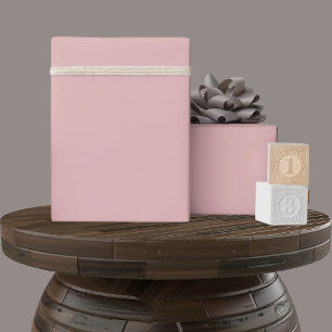 Solid weich helle Pastel Rose Quarz Rosa Farbe Geschenkpapier